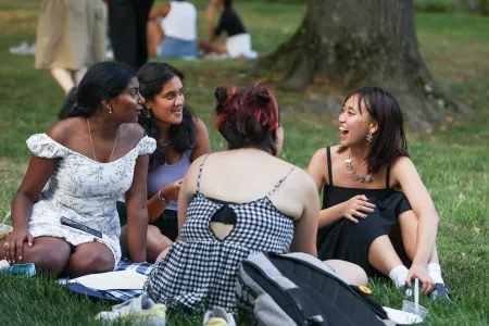 students in a group