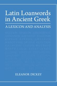 Book cover of Latin Loanwords in Ancient Greek