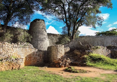 The Great Zimbabwe ruins outside Masvingo in Zimbabwe.