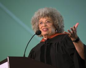 Author and Activist Angela Davis gives Class of 2018 Commencement address.