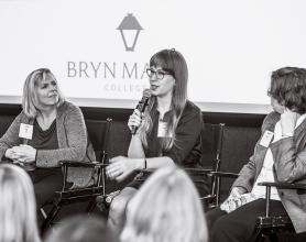 Jessica Schwartz, Julie S. Eng, middle, Sarah Kate Wilson, right.