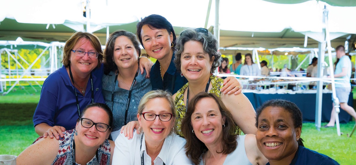 Members of the Class of 1989 celebrate their 30th reunion.