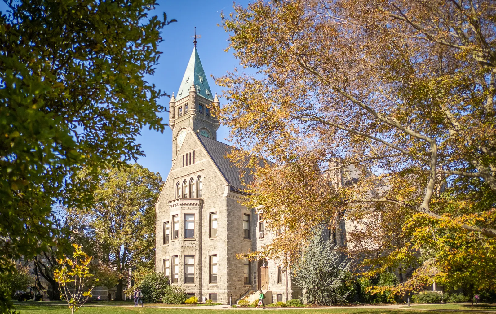 Taylor Hall in the fall