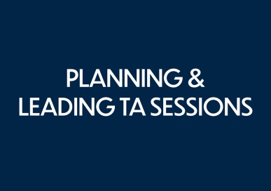 ga handbook - planning and leading ta sessions