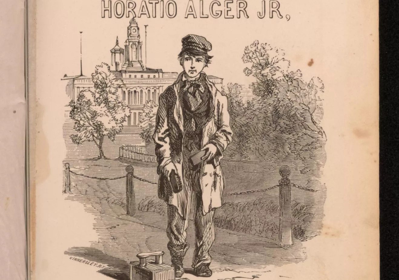Book cover of Ragged Dick: Or, Street Life with the Boot Blacks