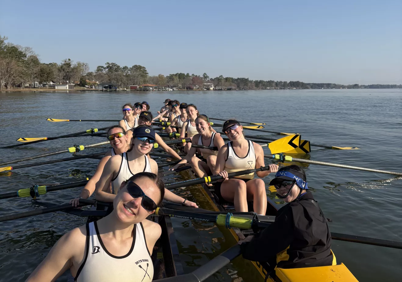 rowers in boats