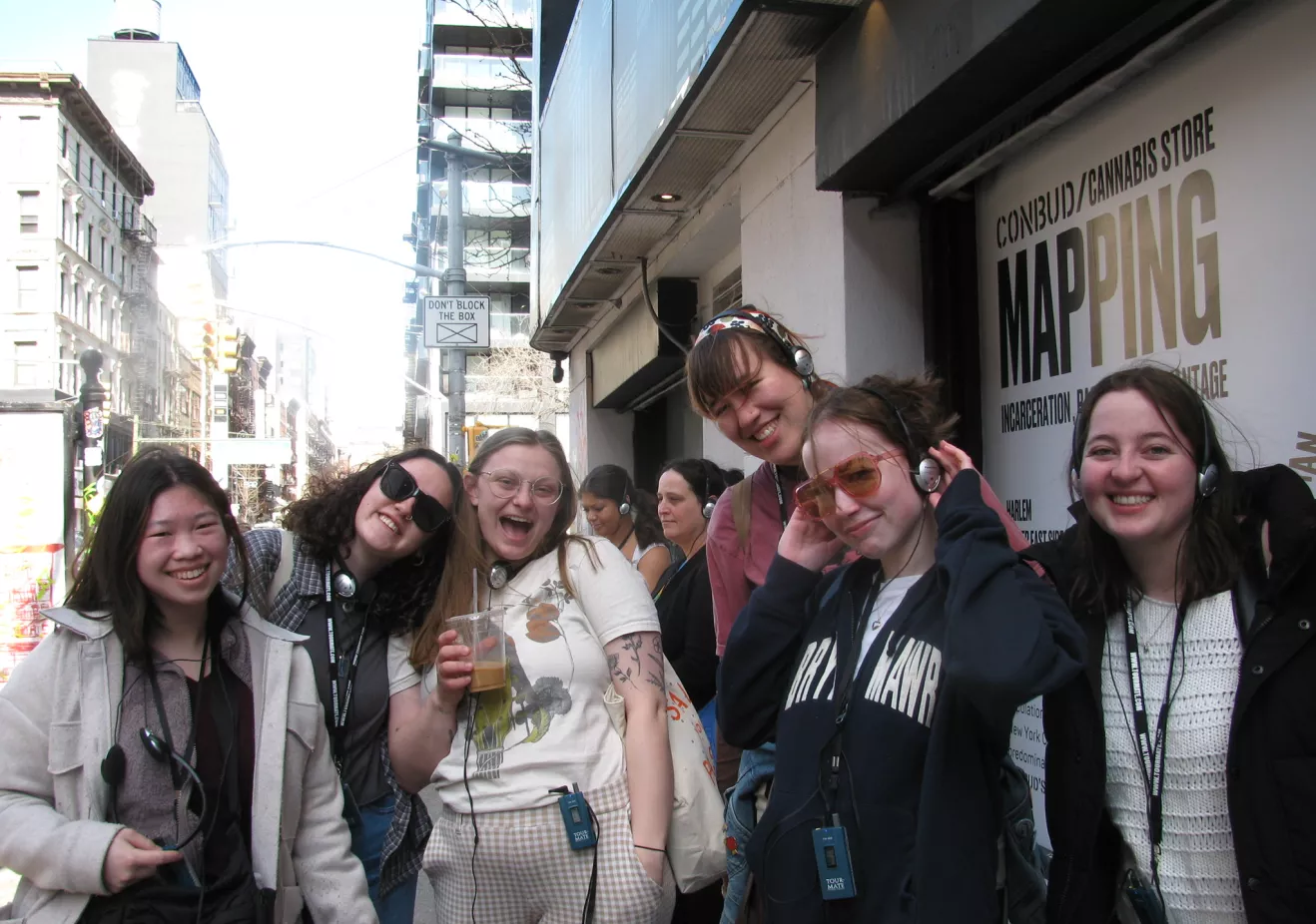 group of students in New York