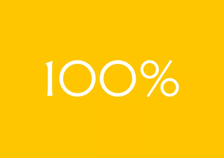 100%