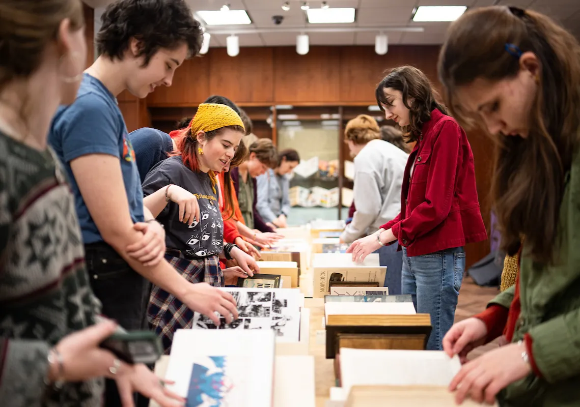 Classical Studies Ph.D students participating in a collaborative session as part of their Classics doctoral studies