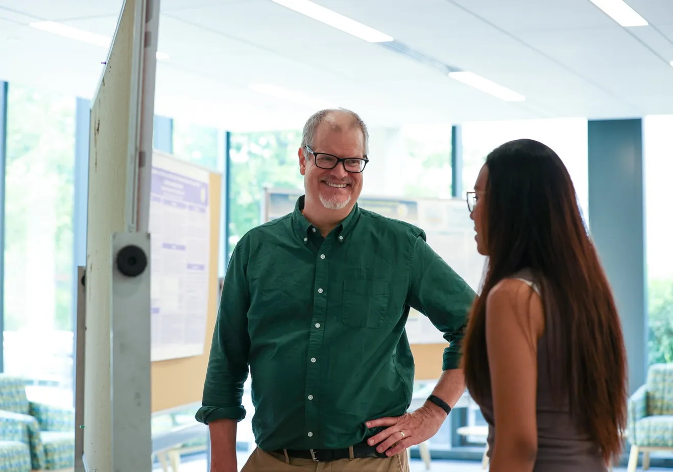 Faculty with Student