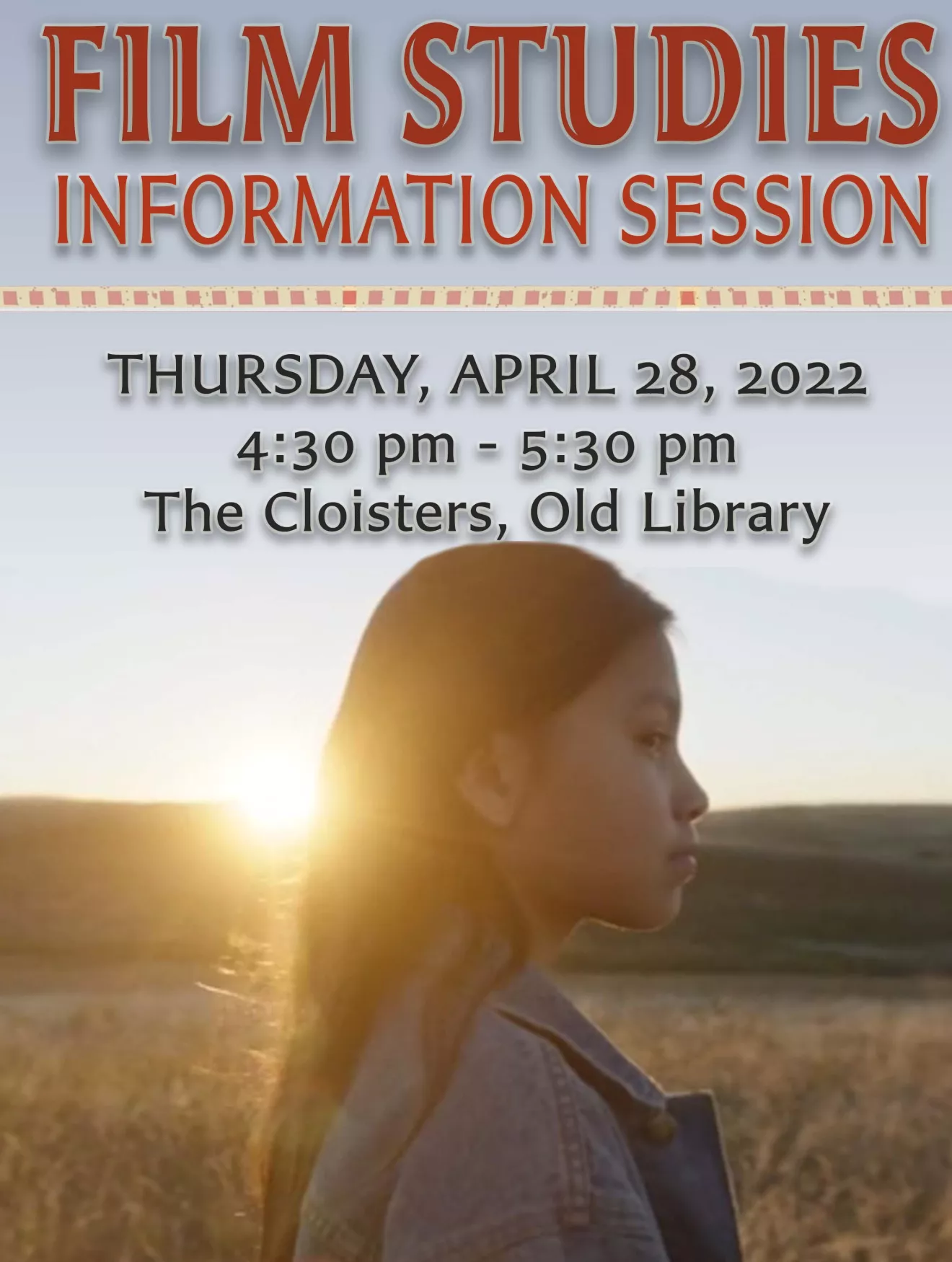 Film Studies Info Session