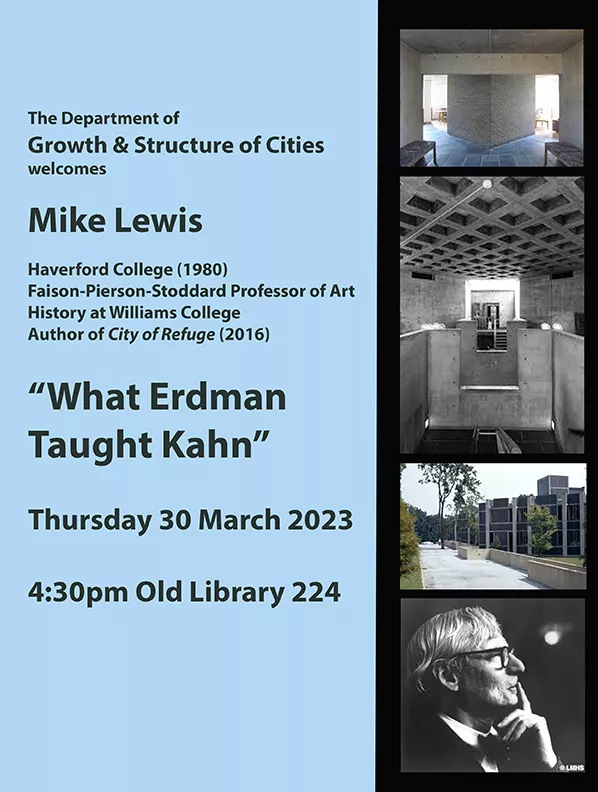 Mike Lewis "What Erdman Taught Kahn" postere