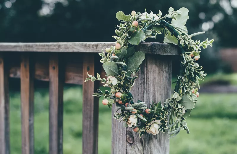 Flower Crown and bench image