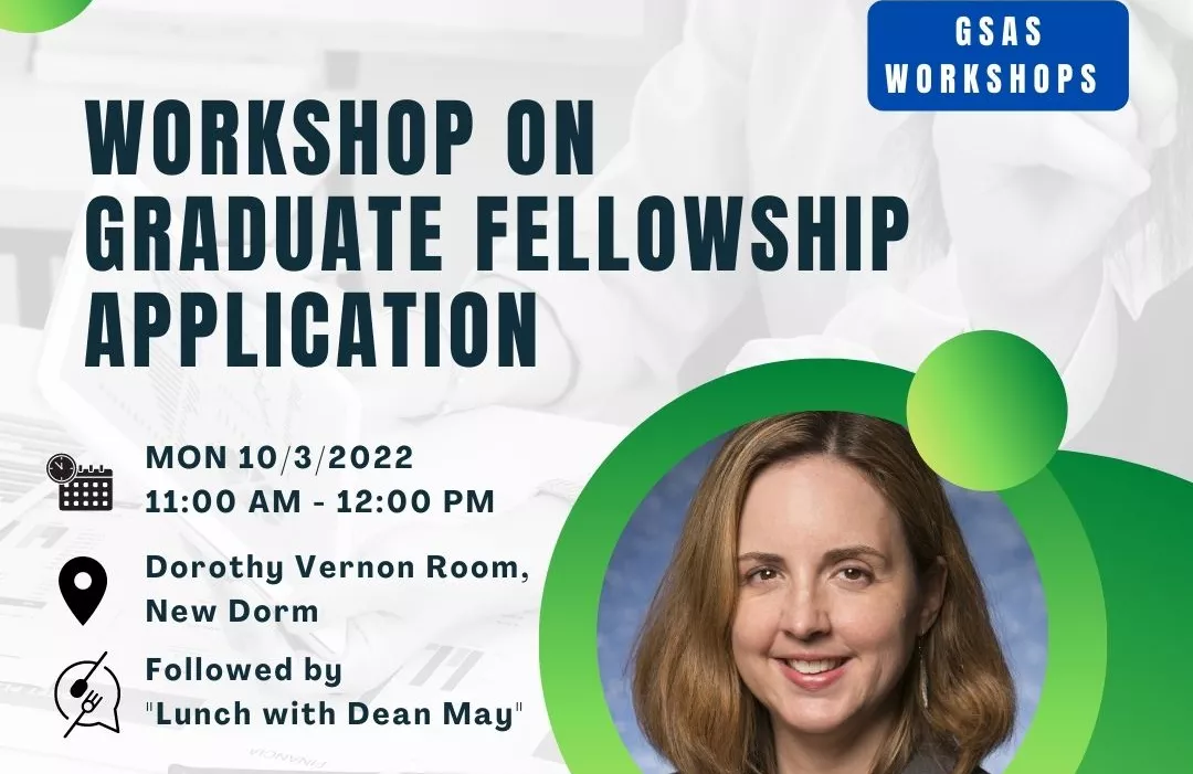 Workshop on Grad Fellowship Application Sarah E. Robertson poster