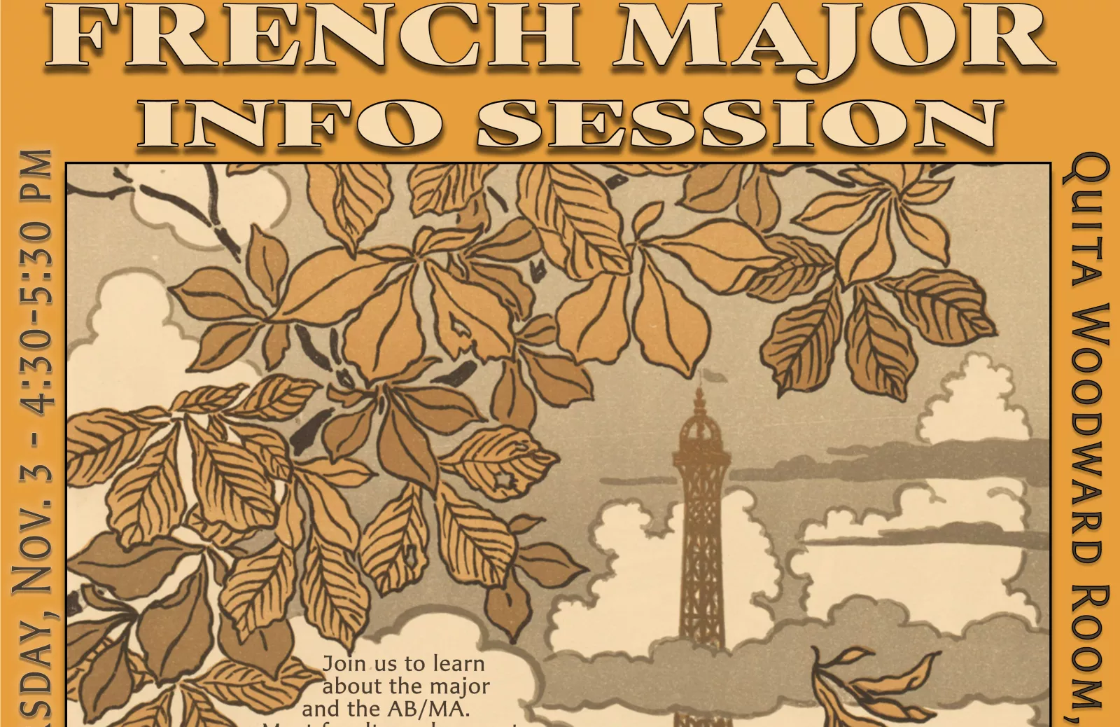 French Info Session Poster Fall 2022