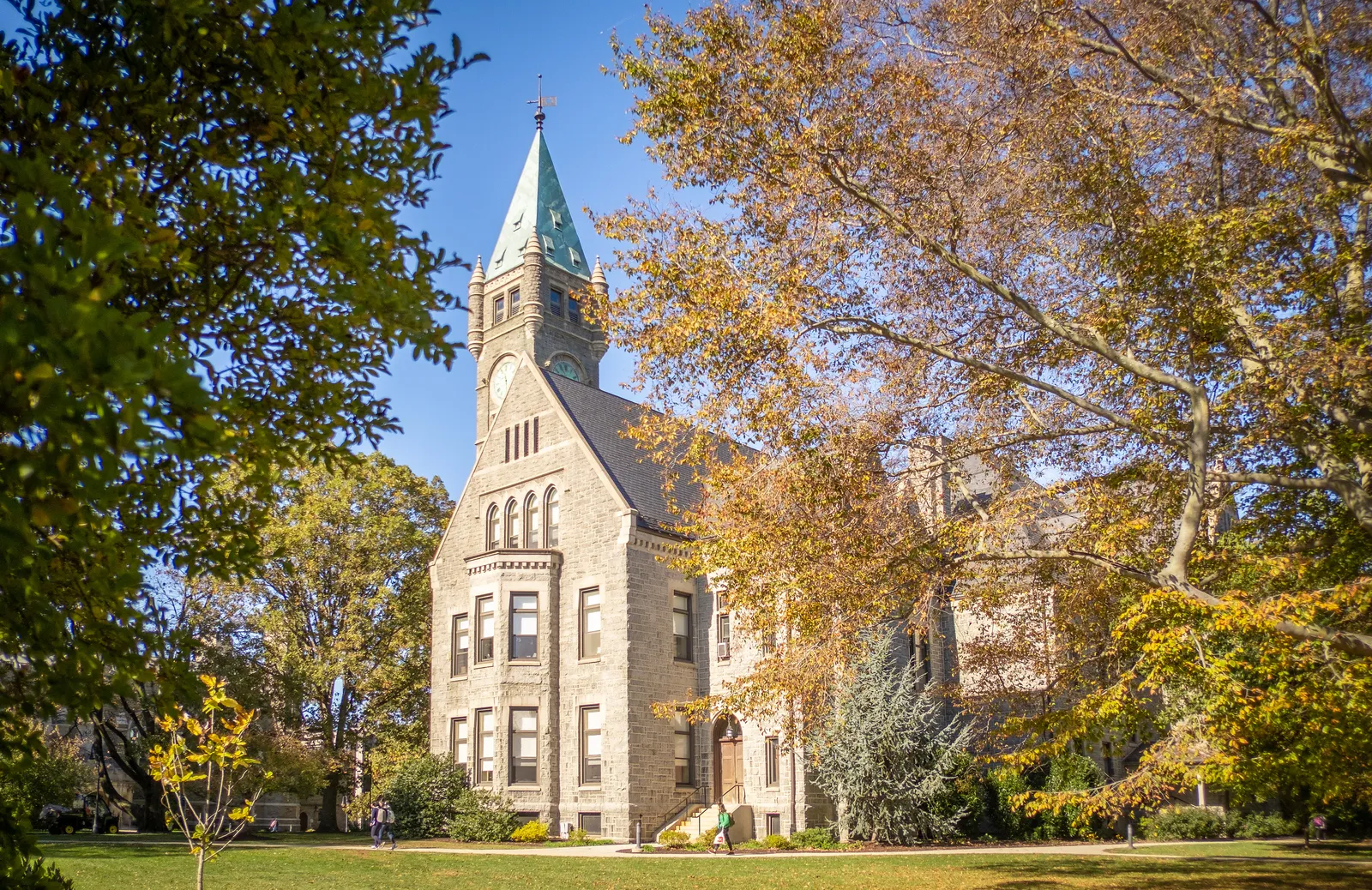 Taylor Hall in the fall