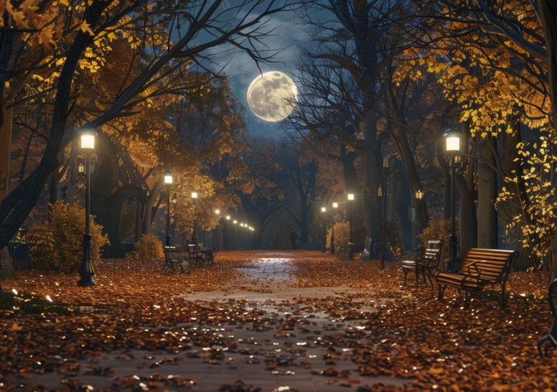 moonlit park