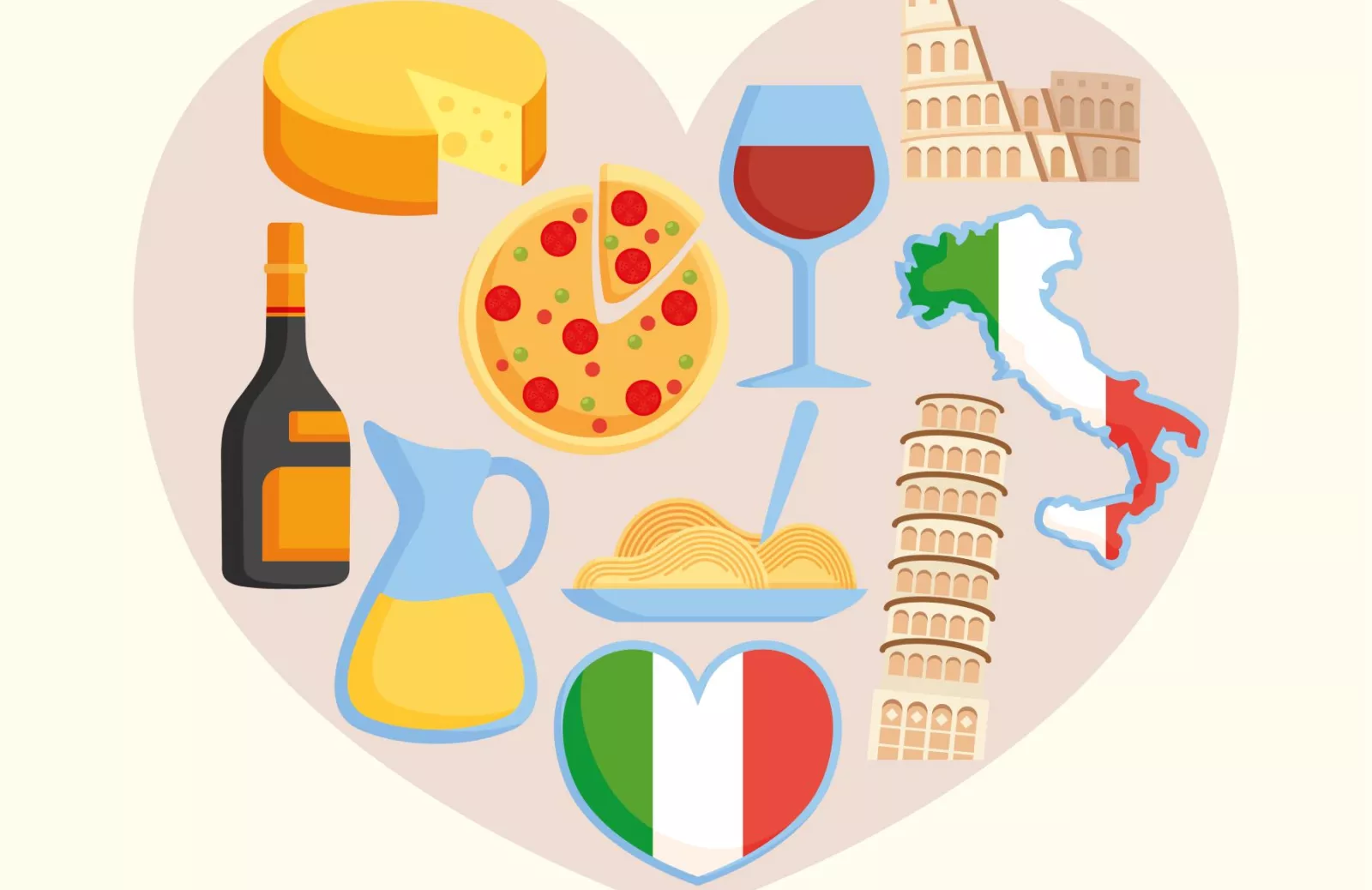 Italian Language table 8