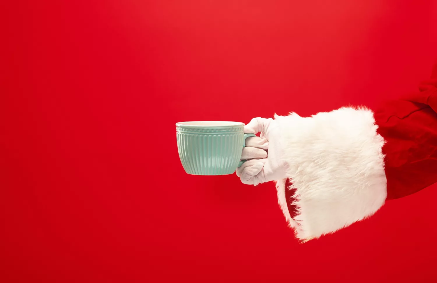 Santa and mug