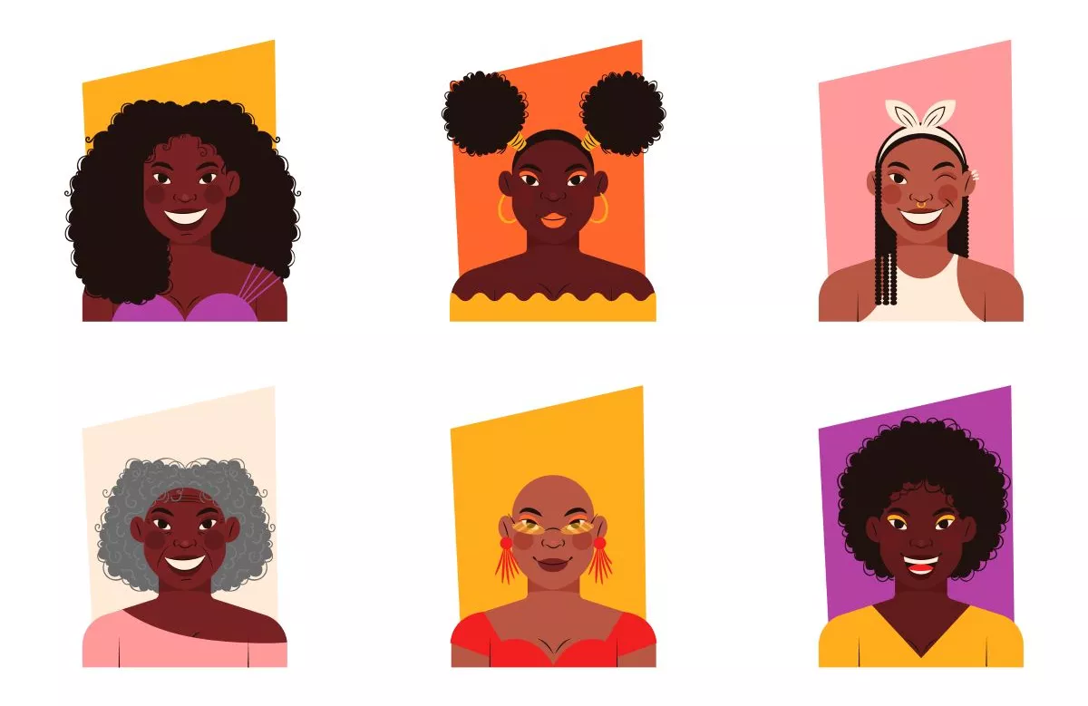 Black Girl Poster Stock