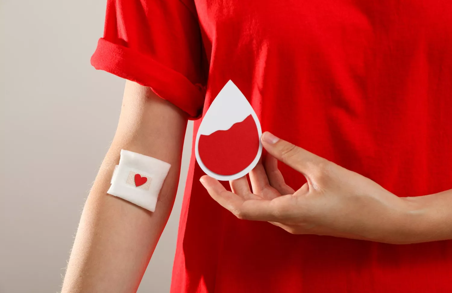 Blood donation stock