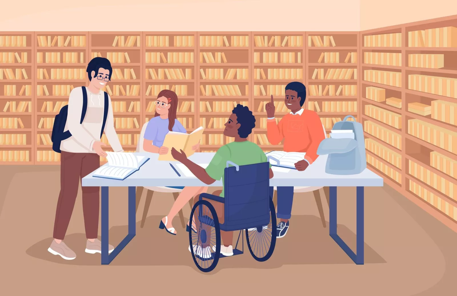 Students graphic stock