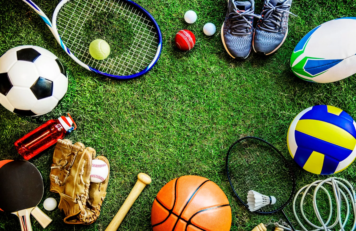 Sports athletics stock