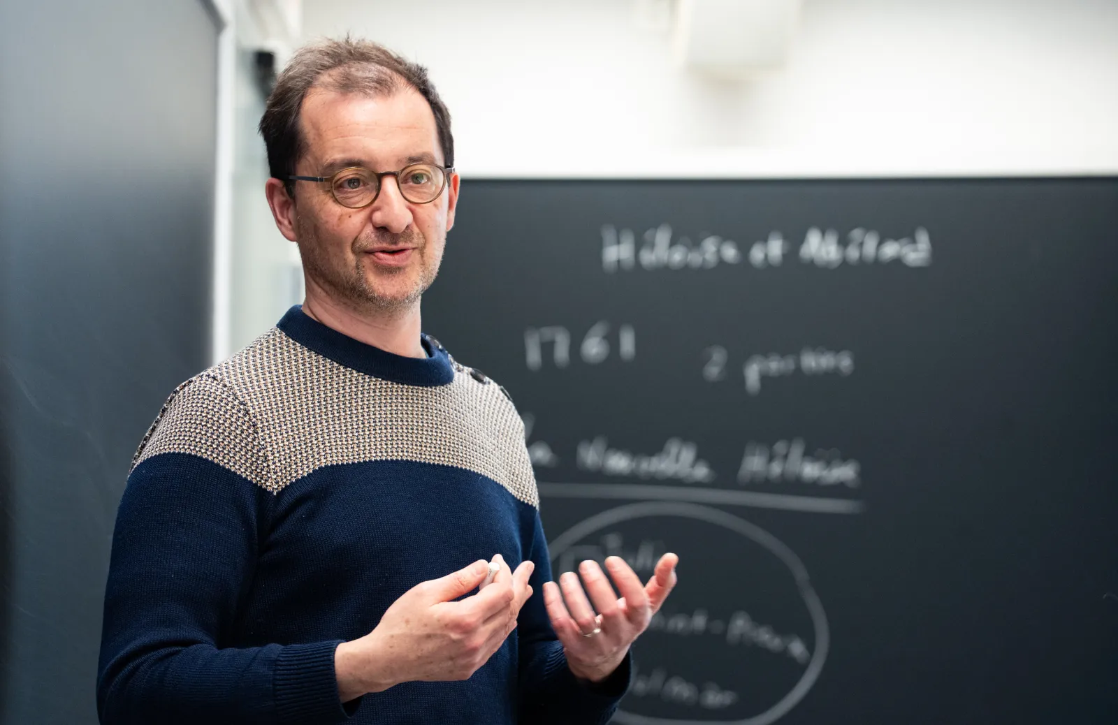 Rudy teaching a class