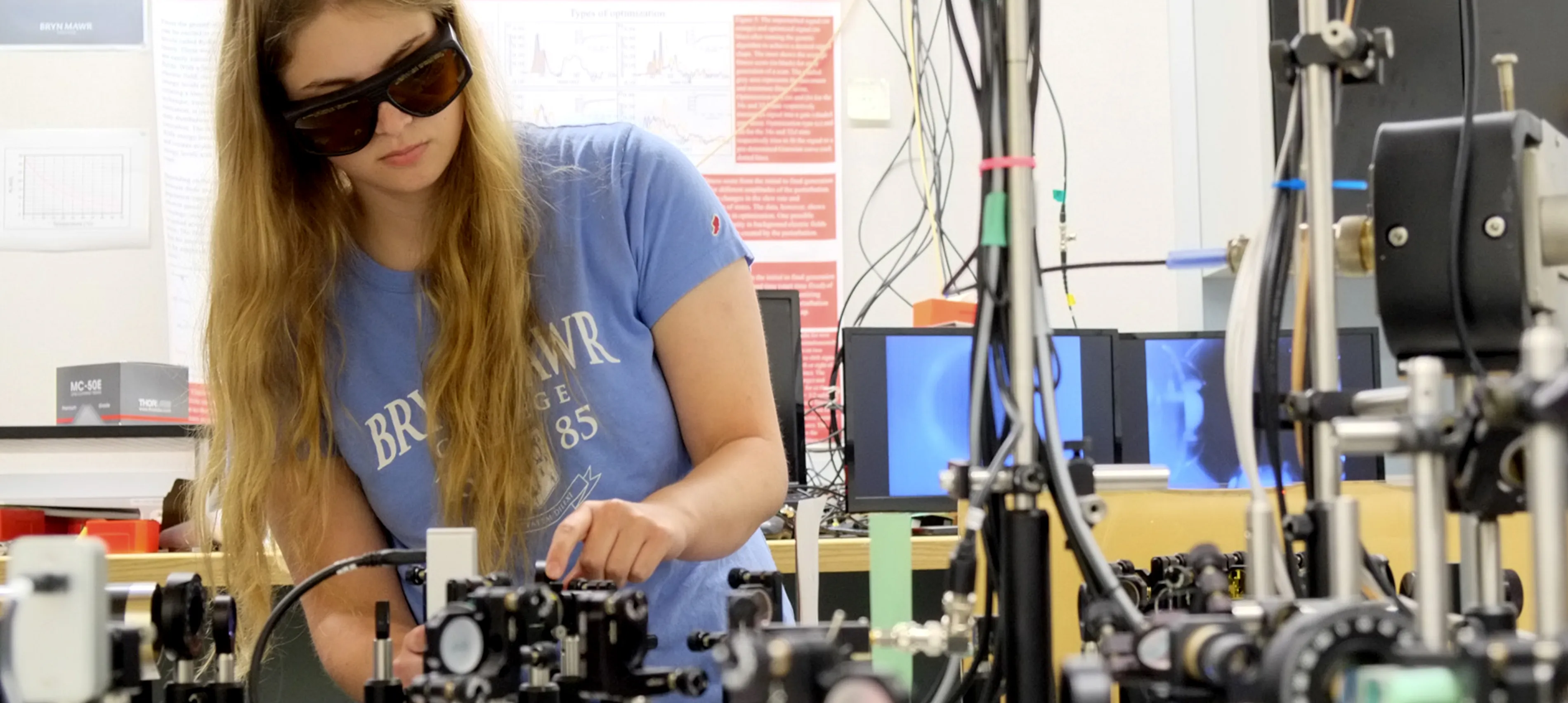 Quantum science research with protective gear
