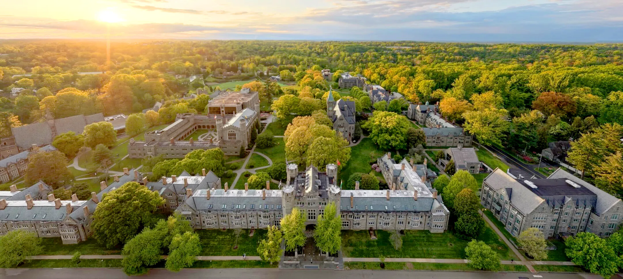 campus aerial