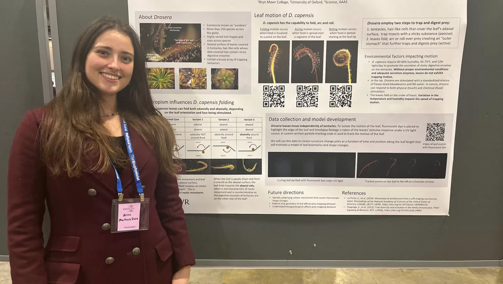 Nina Martinez Diers at  Biophysical Society Meeting