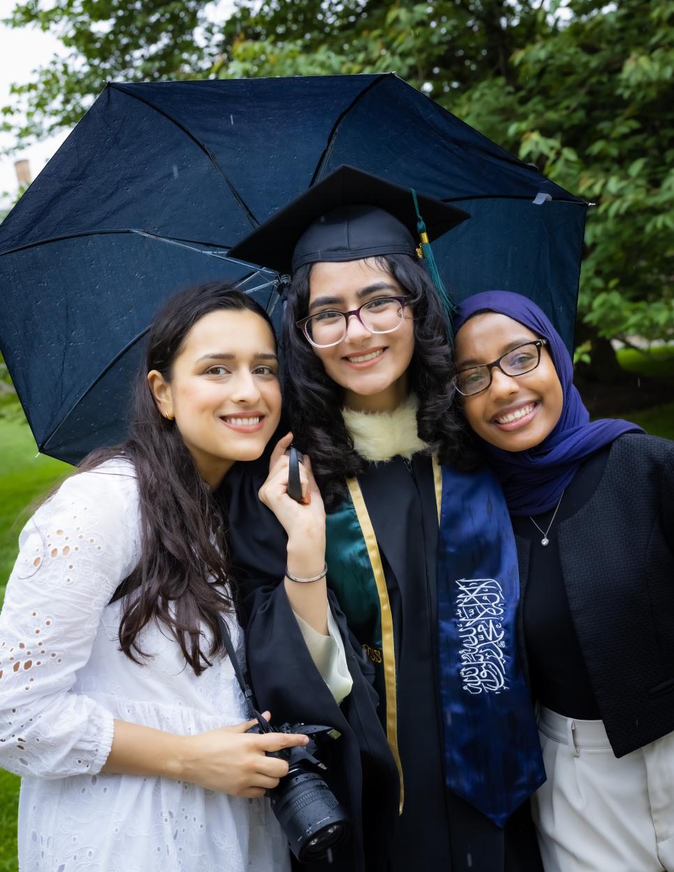 Foqia Shahid at Commencement