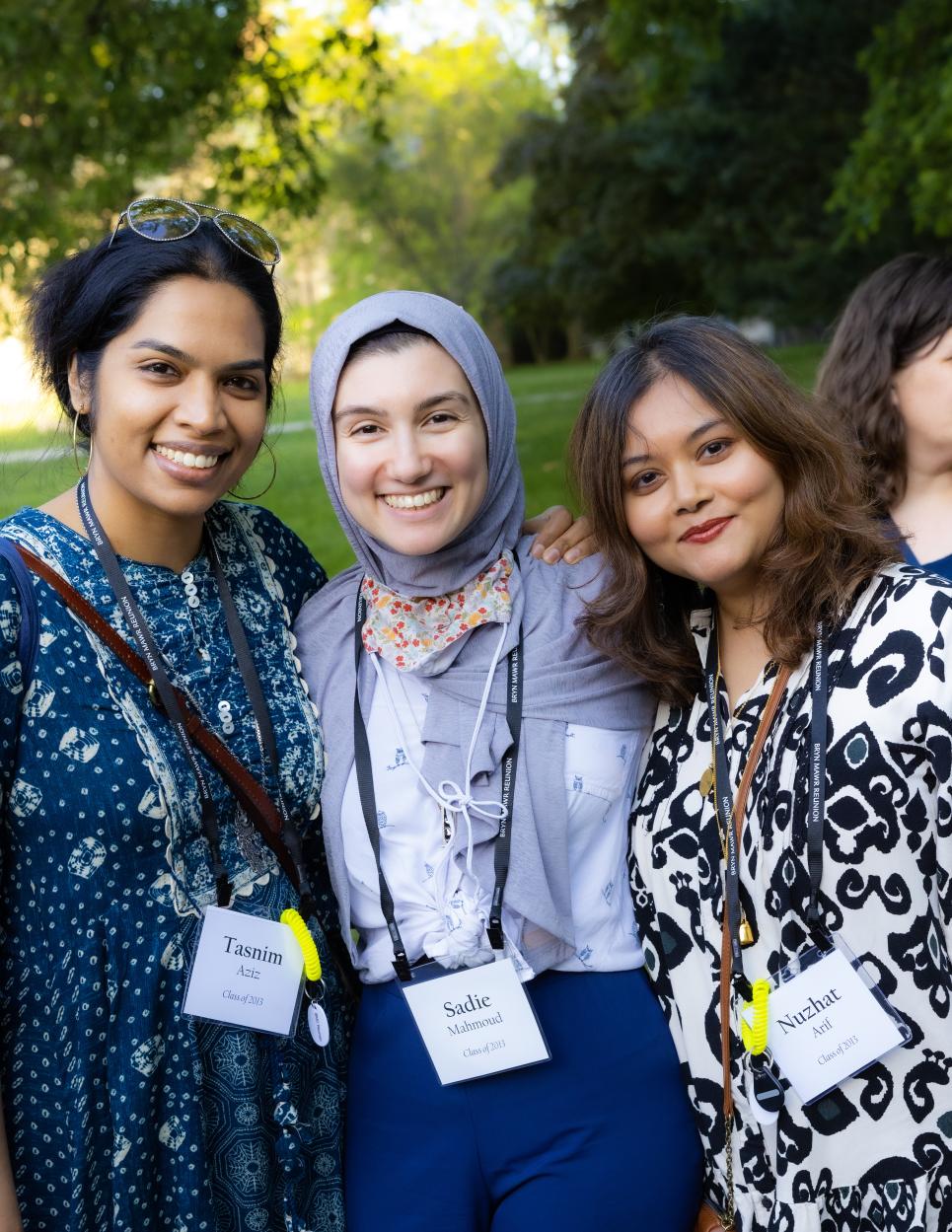 Nuzhat Arif with Tasnim Aziz and Sadie Mahmoud