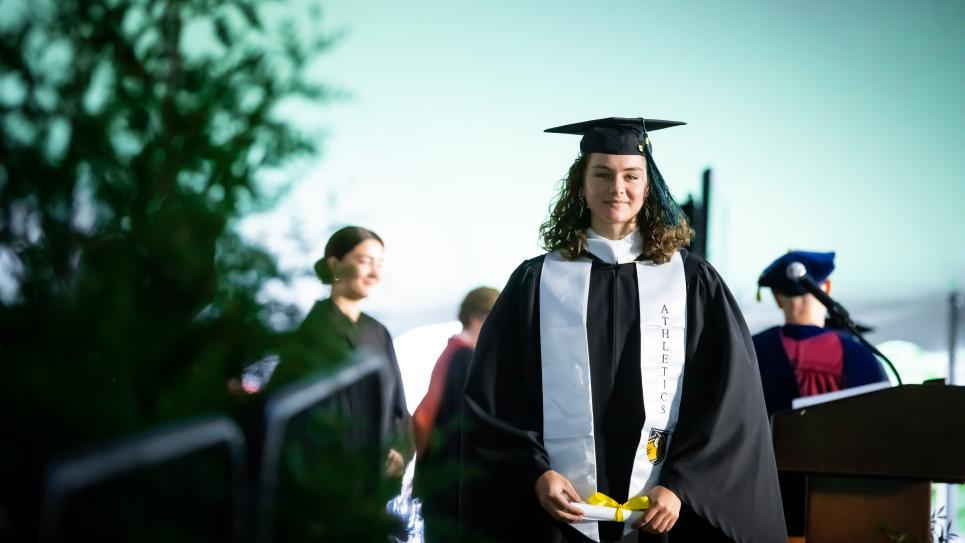 Tova Just at Commencement