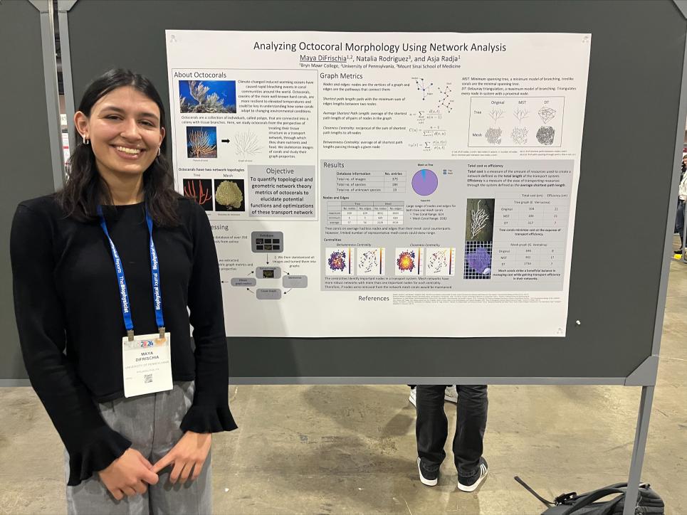 Maya DiFrischia at  Biophysical Society Meeting