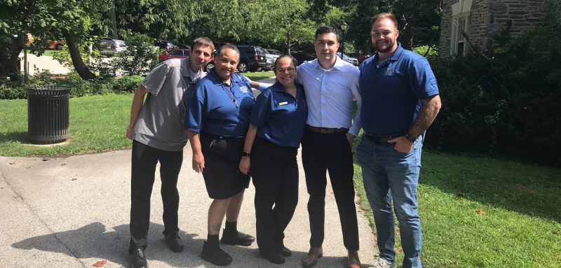 Photo of members of campus safety