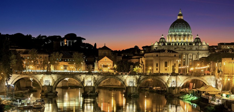 Rome in the evening