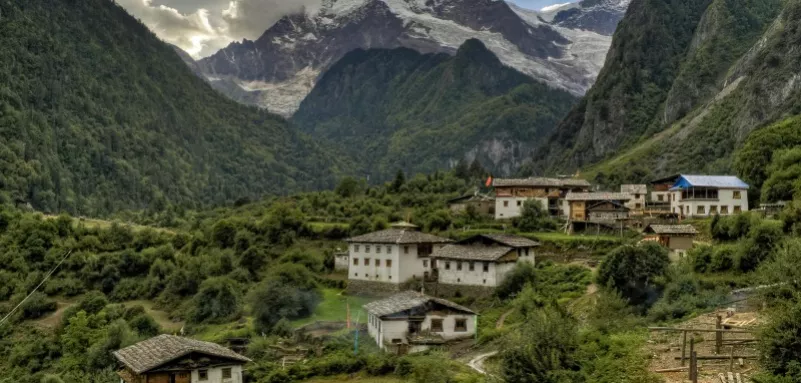 Global Engagement - image of valley with houses