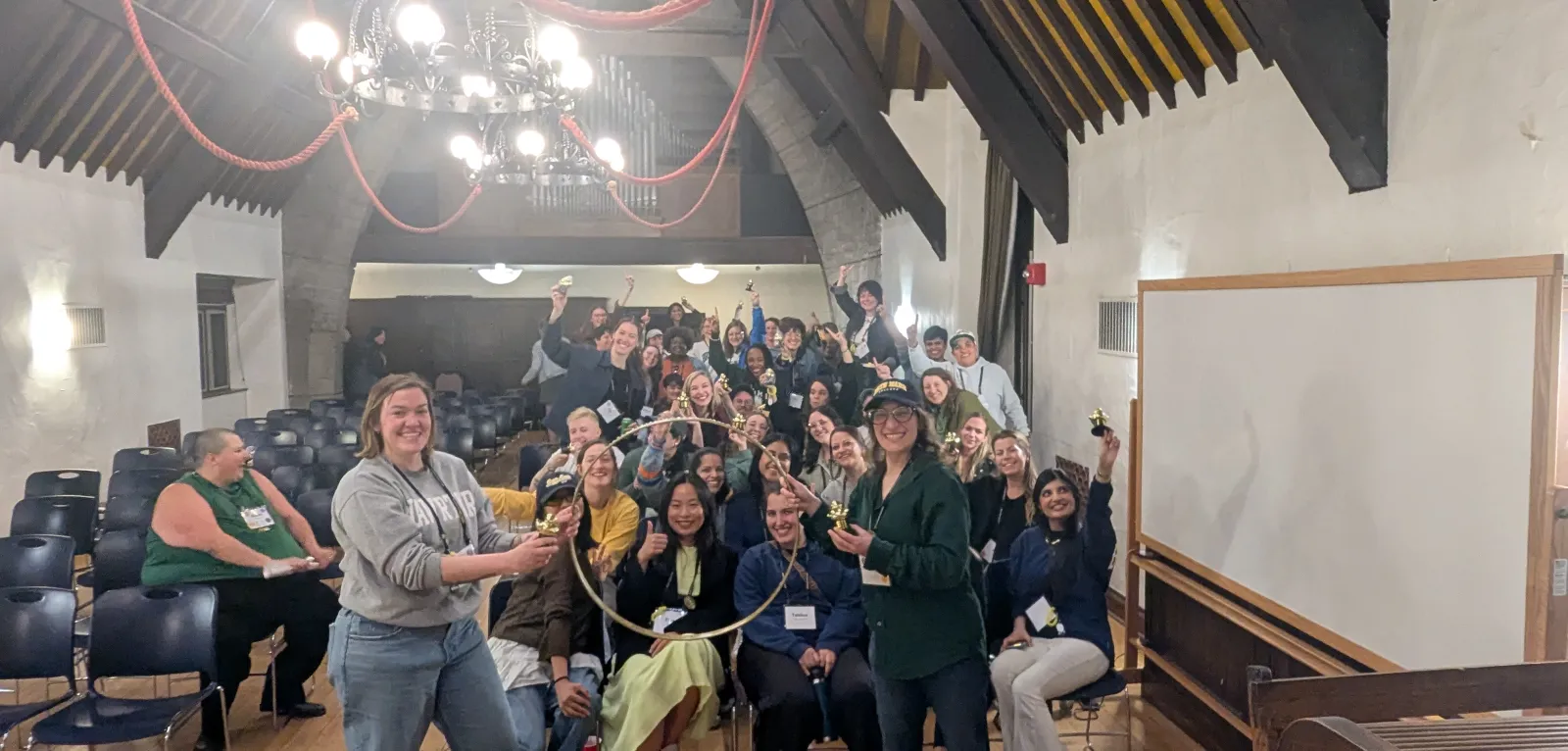 The Class of 2015 wins their final GOLD quizzo at Reunion 2025