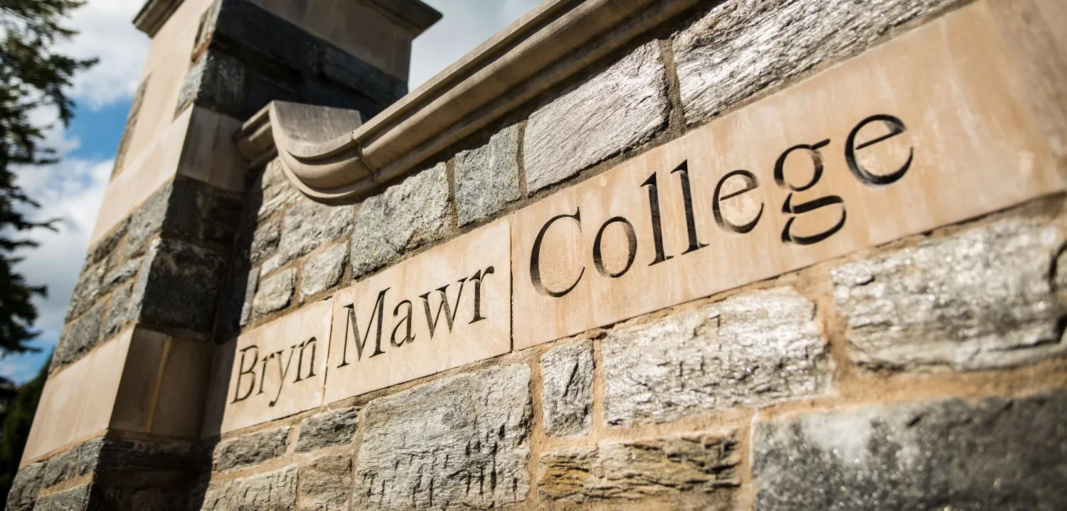 Bryn mawr college sign