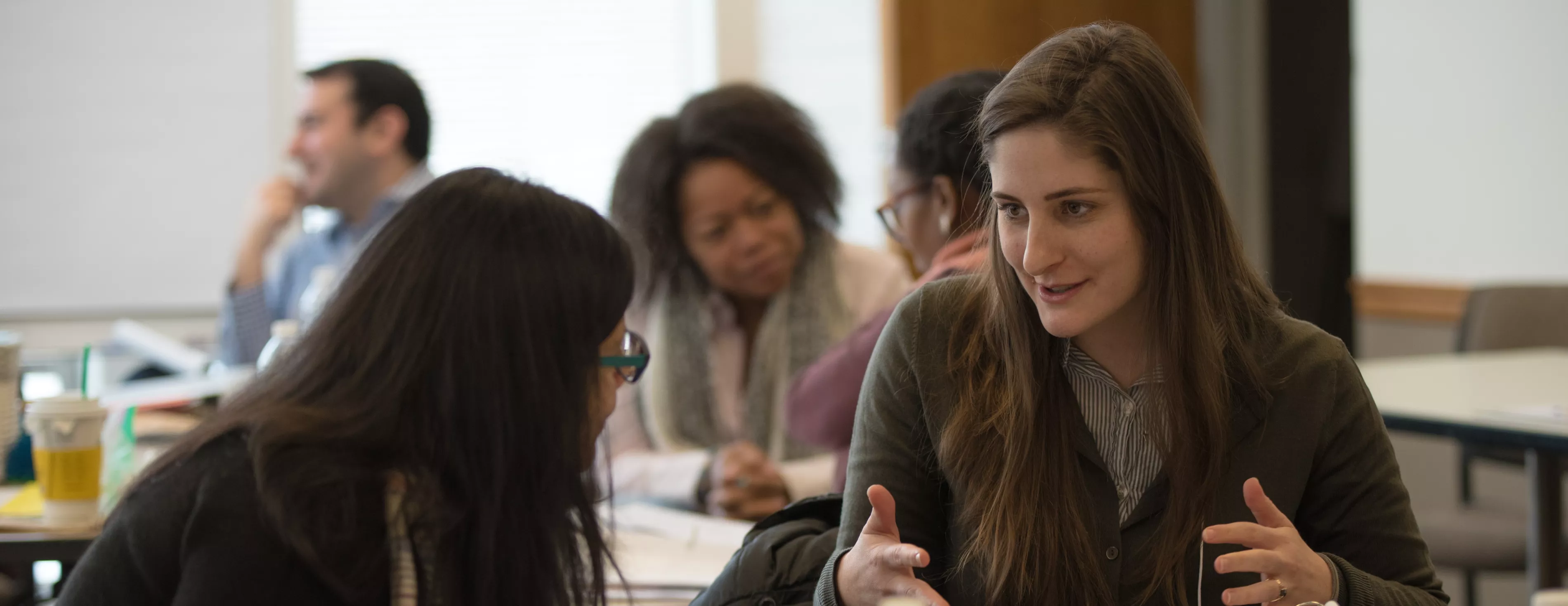 Students working on their nonprofit management certificate