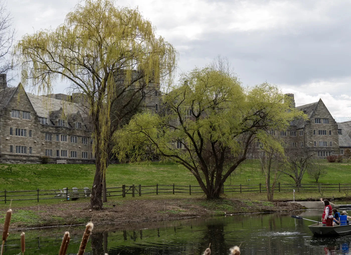 students doing research on Lake Vickers