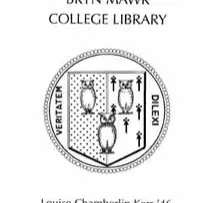 Louise Kerr Book Fund bookplate
