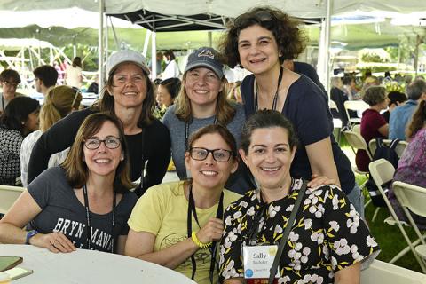 Sally Bachofer and classmates at Reunion 2022