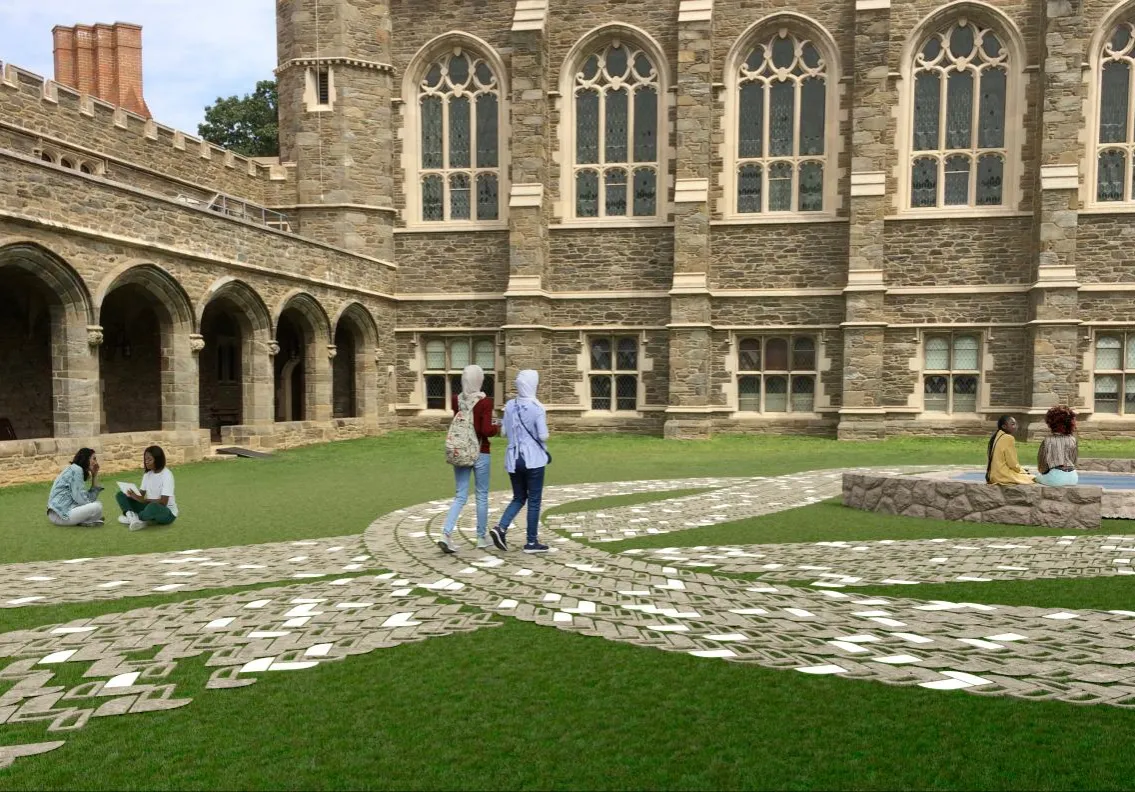 The Arch Project monument in the Cloisters