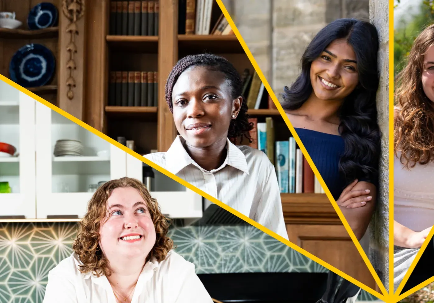 collage of student portraits