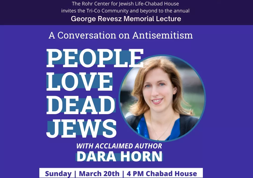 A Conversation on Antisemitism event with Dara Horn
