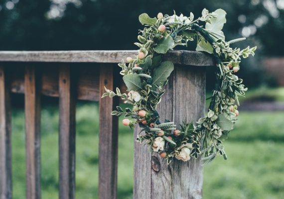 Flower Crown and bench image