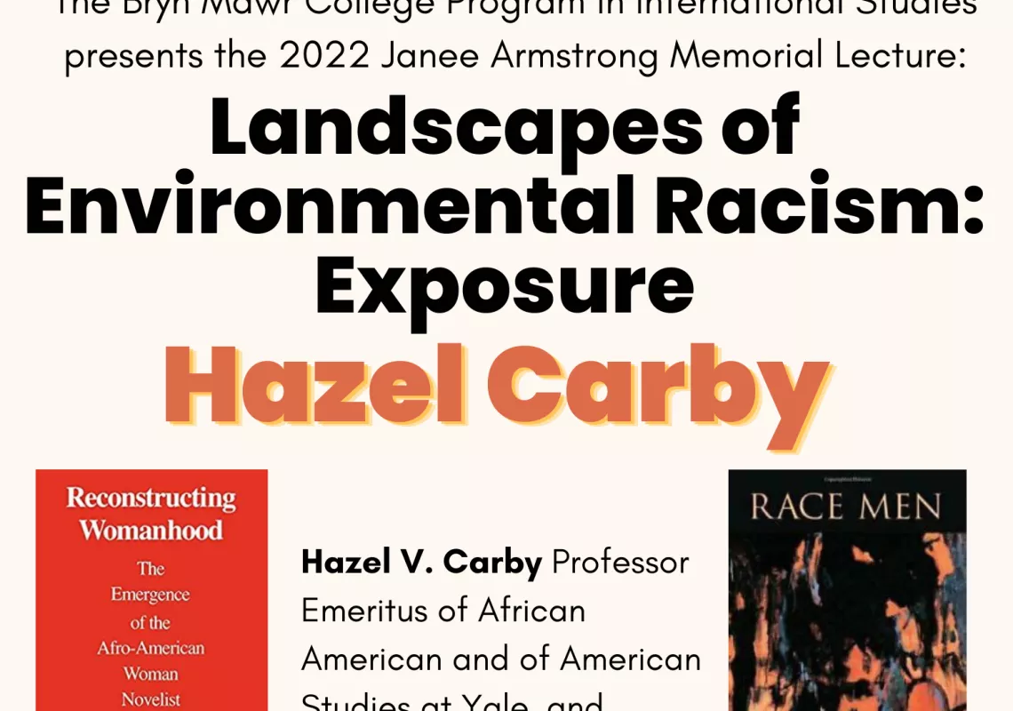 Hazel Carby Lecture Poster