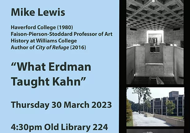 Mike Lewis "What Erdman Taught Kahn" postere